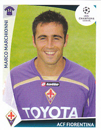 Marco Marchionni Fiorentina samolepka UEFA Champions League 2009/10 #323